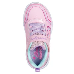 Girl's , Heart Lights - Retro Hearts Sneaker - Toddler-Skechers Outlet