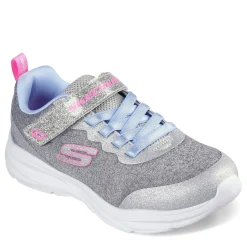 Girl's , Power Jams - Everyday Bestie Sneaker - Wide Width - Little Kid-Skechers Clearance