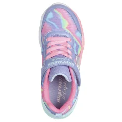 Girl's , S-Lights: Twisty Glow - Sorbet Swirl Sneaker - Little Kid-Skechers Best