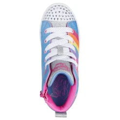 Girl's , Twinkle Toes: Twinkle Sparks - Heart Pop Sneaker - Little Kid-Skechers Clearance