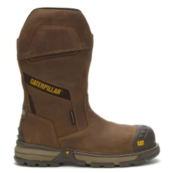 Men's , Excavator Superlite Pull-On Waterproof Carbon Composite Toe Work Boot-Caterpillar Best