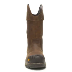 Men's , Excavator Superlite Pull-On Waterproof Carbon Composite Toe Work Boot-Caterpillar Best