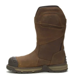 Men's , Excavator Superlite Pull-On Waterproof Carbon Composite Toe Work Boot-Caterpillar Best