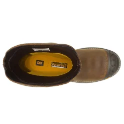 Men's , Excavator Superlite Pull-On Waterproof Carbon Composite Toe Work Boot-Caterpillar Best