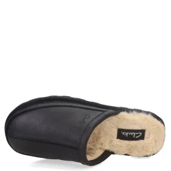Men's , Leather Scuff Slipper-Clarks Hot