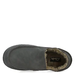 Men's , Suede Slipper-Clarks Discount