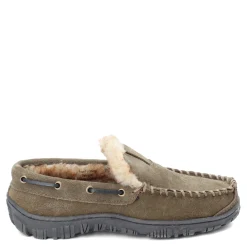 Men's Clarks, Venetian Moccasin Slipper-Green Market Services Co Inc Outlet