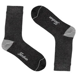 Men's , Bamboo Flat Crew Dress Socks - One Pair-Florsheim Outlet