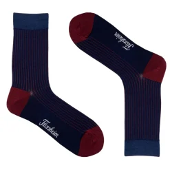 Men's , Ribbed Crew Dress Socks-Florsheim