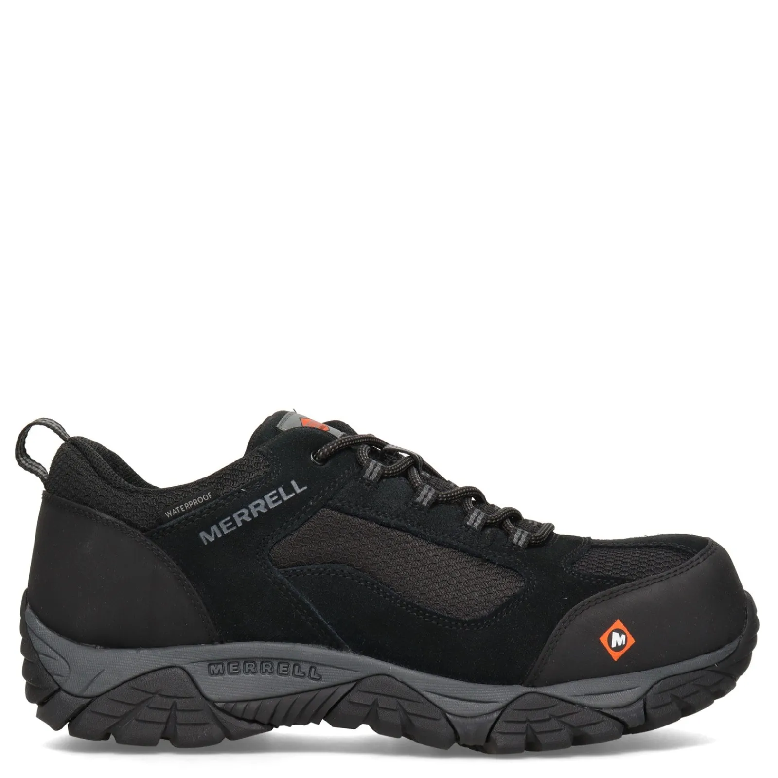 Men's , Moab Onset Low Waterproof Comp Toe Work Shoe - Wide Width-Merrell Best