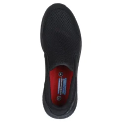 Men's , Relaxed Fit: Squad Chaos SR - Urgran Work Sneaker - Wide Width-Skechers Work Hot