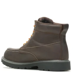 Men's Boots, Floorhand Moc Toe 6 inch Waterproof Work Boot-Wolverine New