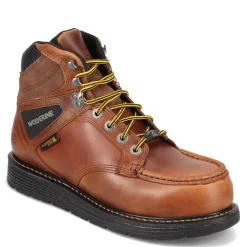 Men's Boots, Hellcat Ultraspring Moc Toe Wedge Comp Toe Work Boot-Wolverine New