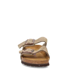 Best Birkenstock Unisex , Arizona Soft Footbed Sandal - Narrow Width Taupe