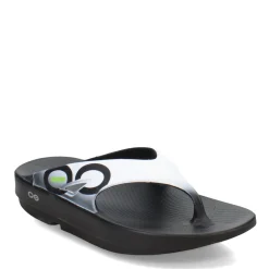 New OOFOS Unisex , Ooriginal Sandal Black White