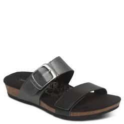 Hot Aetrex Women's , Daisy Sandal Black