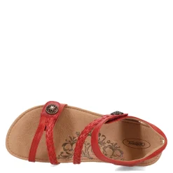 Online Aetrex Women's , Jillian Sandal Red