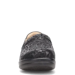 Outlet Alegria Women's , Keli Professional Clog Black Embossed Paisley