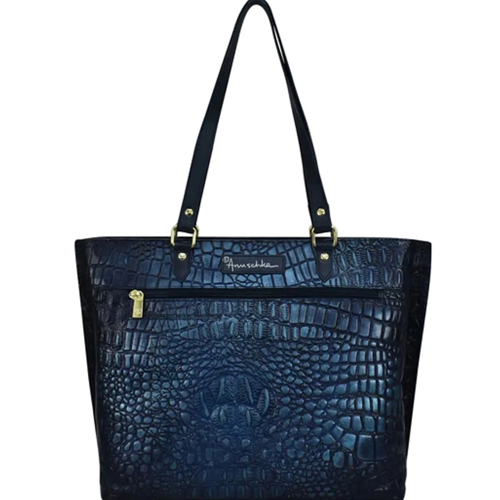 Women's , Croc Embossed Large Tote-Anuschka Hot