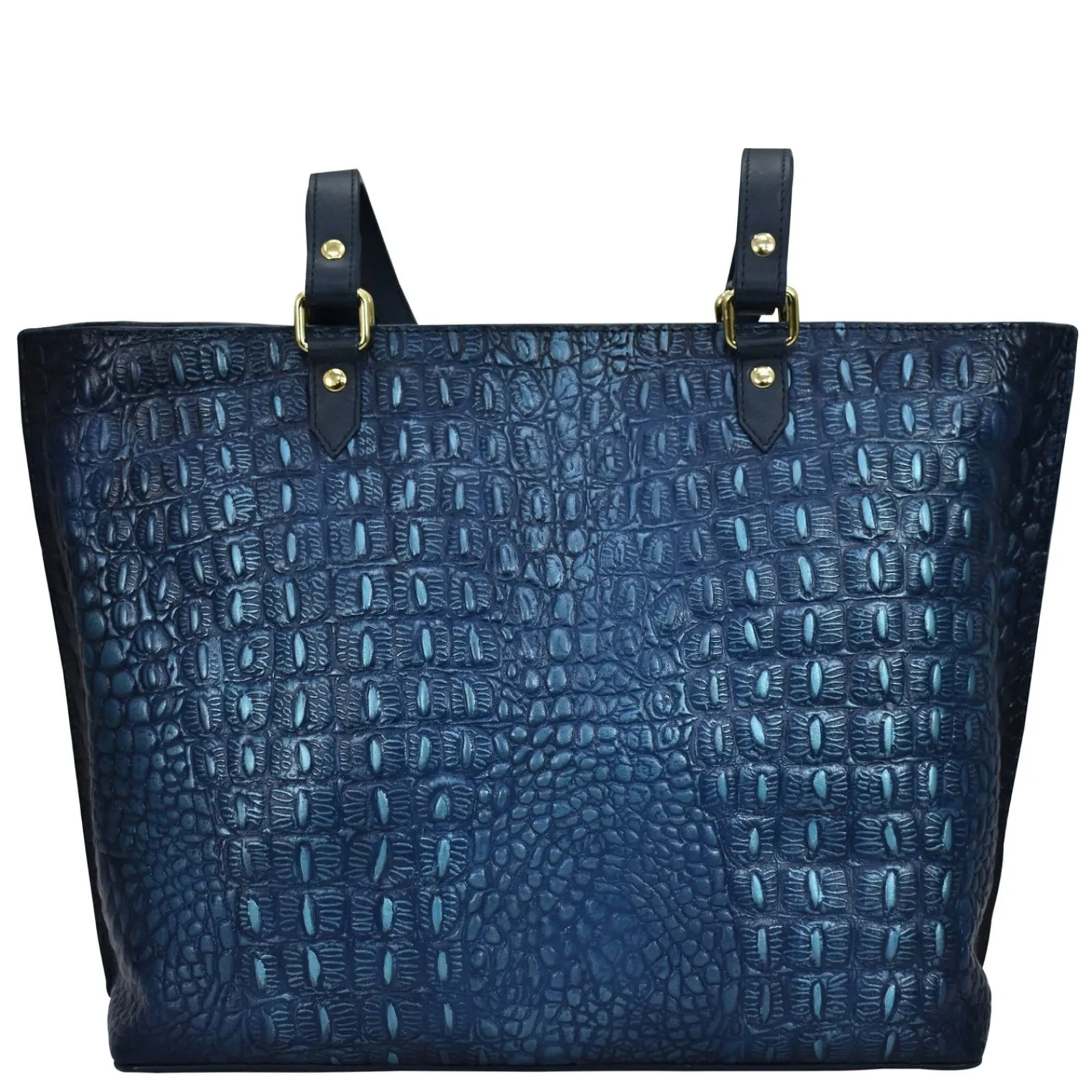 Women's , Croc Embossed Large Tote-Anuschka Hot