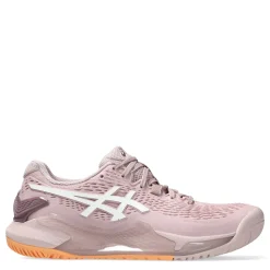 New ASICS Women's , GEL-Resolution 9 Tennis Shoe - Wide Width Watershed Rose/White
