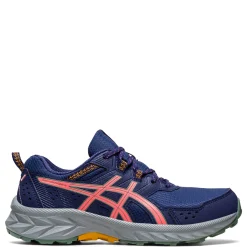 Hot ASICS Women's , GEL-Venture 9 Trail Running Shoe - Wide Width Indigo Blue/Papaya