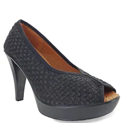Outlet Bernie Mev Women's , Fabulous Pump Black Metallic