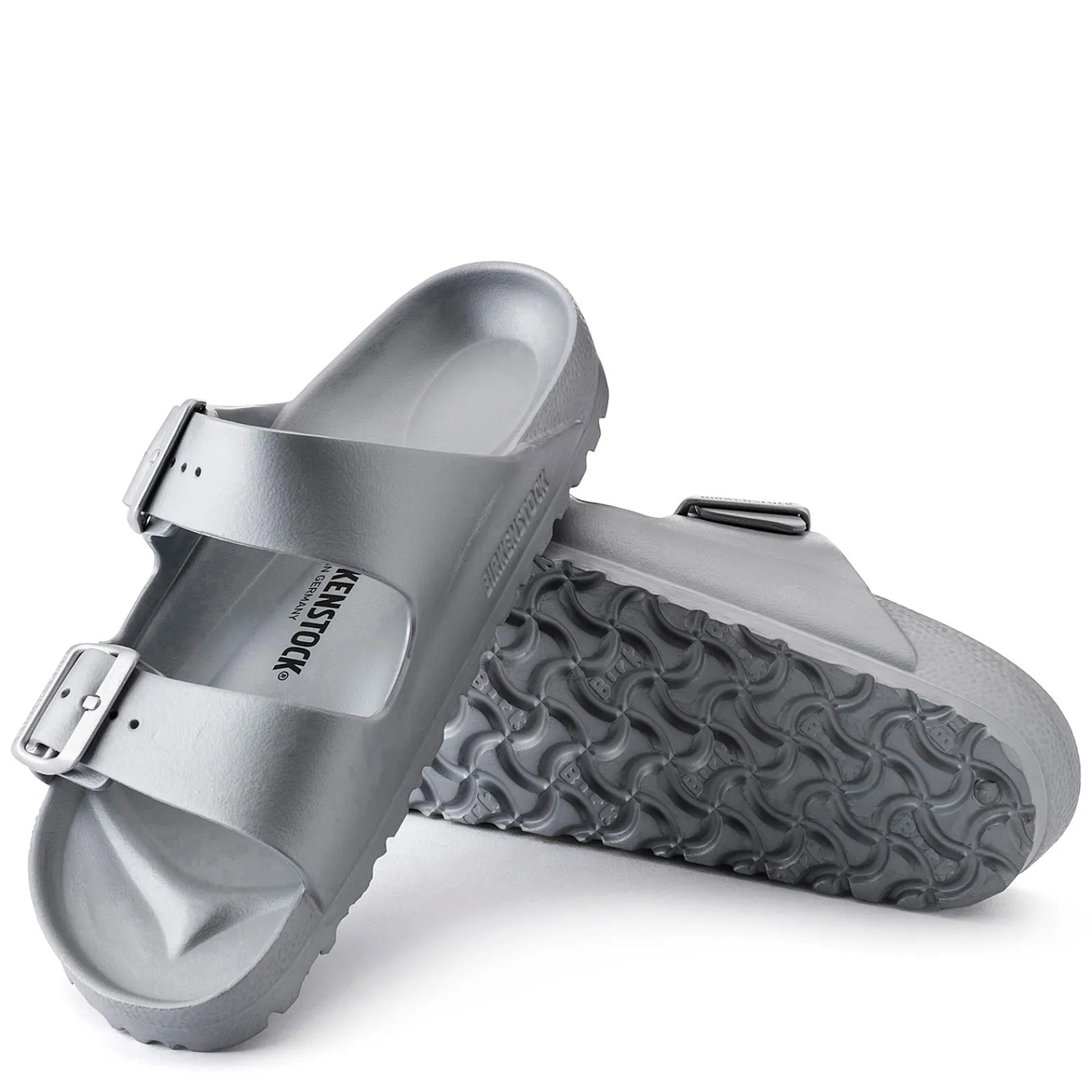 Best Birkenstock Women's , Arizona Essentials EVA Sandal Metallic Silver