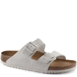 Online Birkenstock Women's , Arizona Soft Footbed Sandal - Narrow Width Antique White