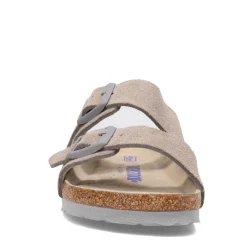 Online Birkenstock Women's , Arizona Soft Footbed Sandal - Narrow Width Stone