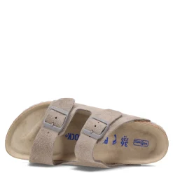 Online Birkenstock Women's , Arizona Soft Footbed Sandal - Narrow Width Stone