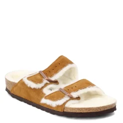 Discount Birkenstock Women's , Arizona Shearling Lined Sandal - Narrow Width Mink