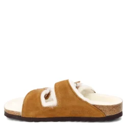 Discount Birkenstock Women's , Arizona Shearling Lined Sandal - Narrow Width Mink