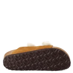 Discount Birkenstock Women's , Arizona Shearling Lined Sandal - Narrow Width Mink