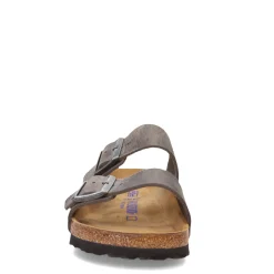 Online Birkenstock Women's , Arizona Soft Footbed Sandal - Regular Fit Iron Grey