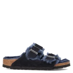 Birkenstock Women's , Arizona Shearling Lined Sandal - Narrow Width Midnight