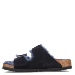 Birkenstock Women's , Arizona Shearling Lined Sandal - Narrow Width Midnight