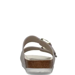 Birkenstock Women's , Arizona Soft Footbed Sandal - Narrow Width Grey Suede