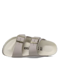 Birkenstock Women's , Arizona Soft Footbed Sandal - Narrow Width Grey Suede