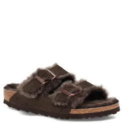 Birkenstock Women's , Arizona Shearling Lined Sandal - Narrow Width Mocha