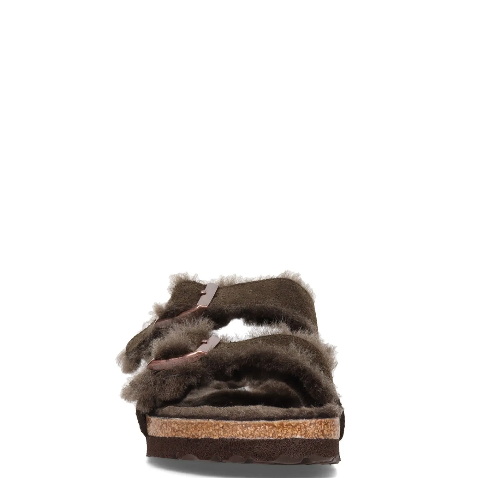 Birkenstock Women's , Arizona Shearling Lined Sandal - Narrow Width Mocha