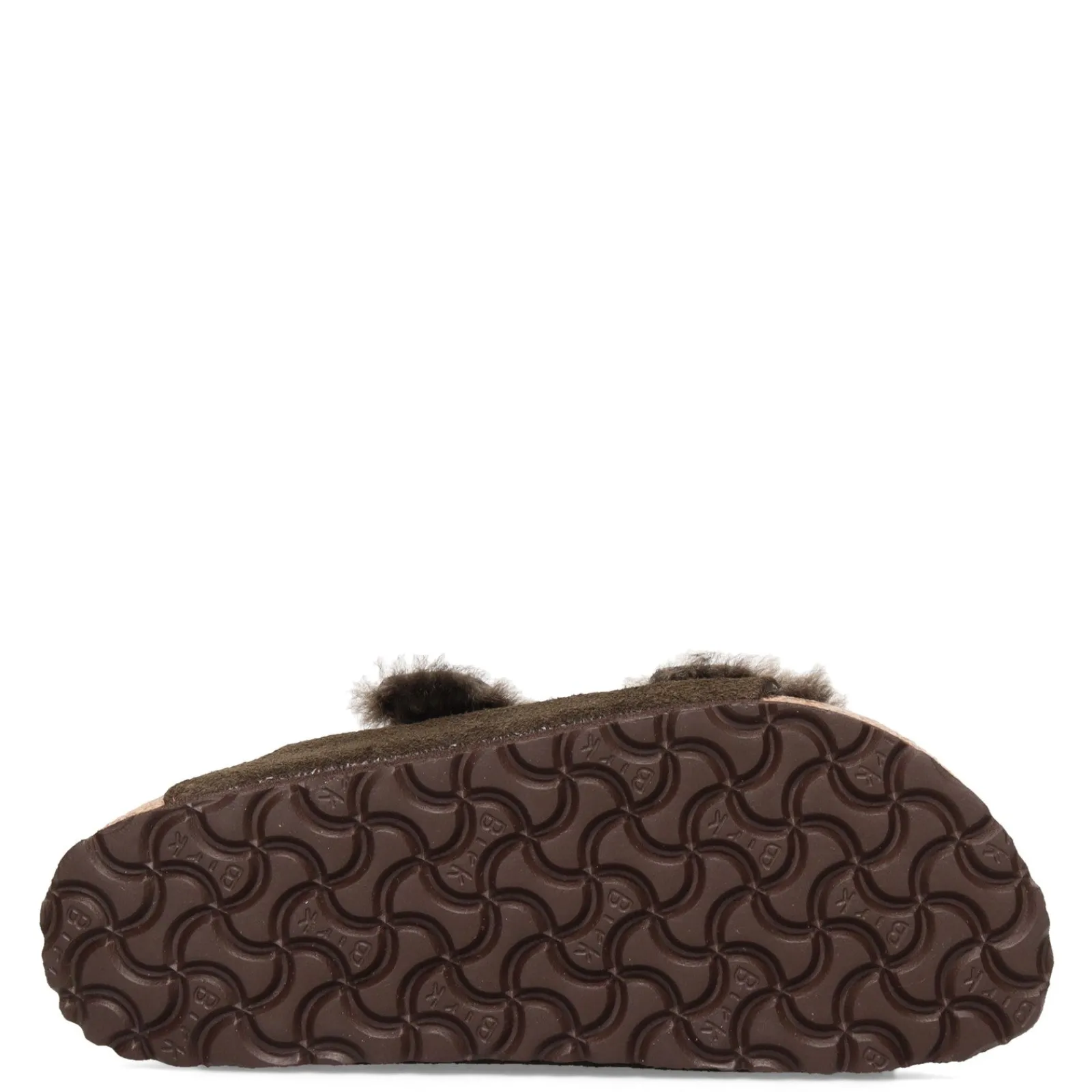 Birkenstock Women's , Arizona Shearling Lined Sandal - Narrow Width Mocha