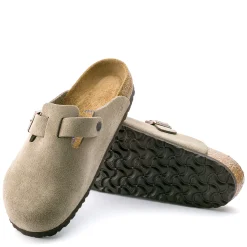 Best Birkenstock Women's , Boston Soft Footbed Taupe