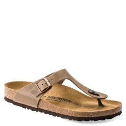 Sale Birkenstock Women's , Gizeh Sandal - Regular Fit Tobacco Brown Oiled Leather
