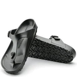 Hot Birkenstock Women's , Gizeh Essentials EVA Sandal - Regular Width Metallic Anthracite