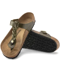 Outlet Birkenstock Women's , Gizeh Braid Sandal - Regular Width Green