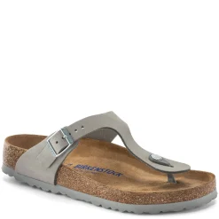 Hot Birkenstock Women's , Gizeh Soft Footbed Sandal - Regular Width Grey