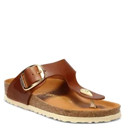 Sale Birkenstock Women's , Gizeh Big Buckle Sandal - Regular Width Cognac