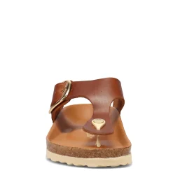 Sale Birkenstock Women's , Gizeh Big Buckle Sandal - Regular Width Cognac