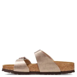 Online Birkenstock Women's , Sydney Birko-Flor Slide Sandal - Narrow Width Taupe